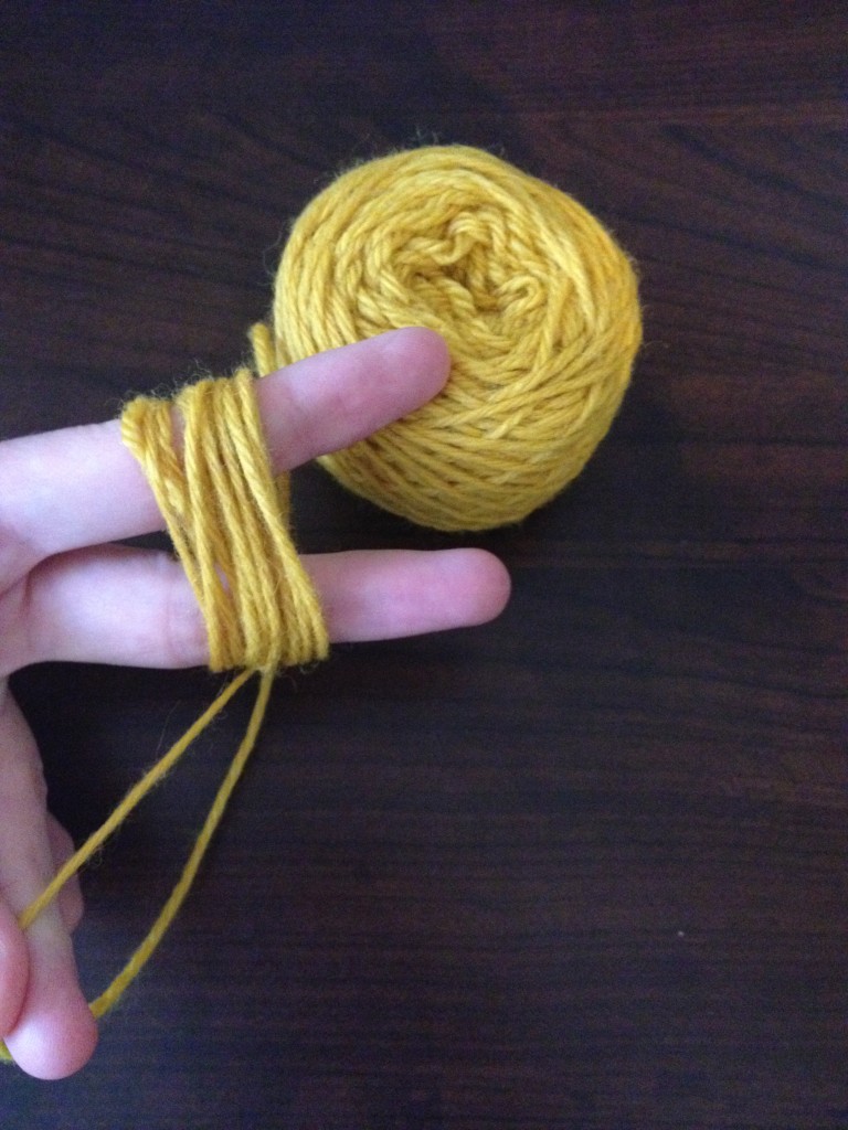 winding yarn