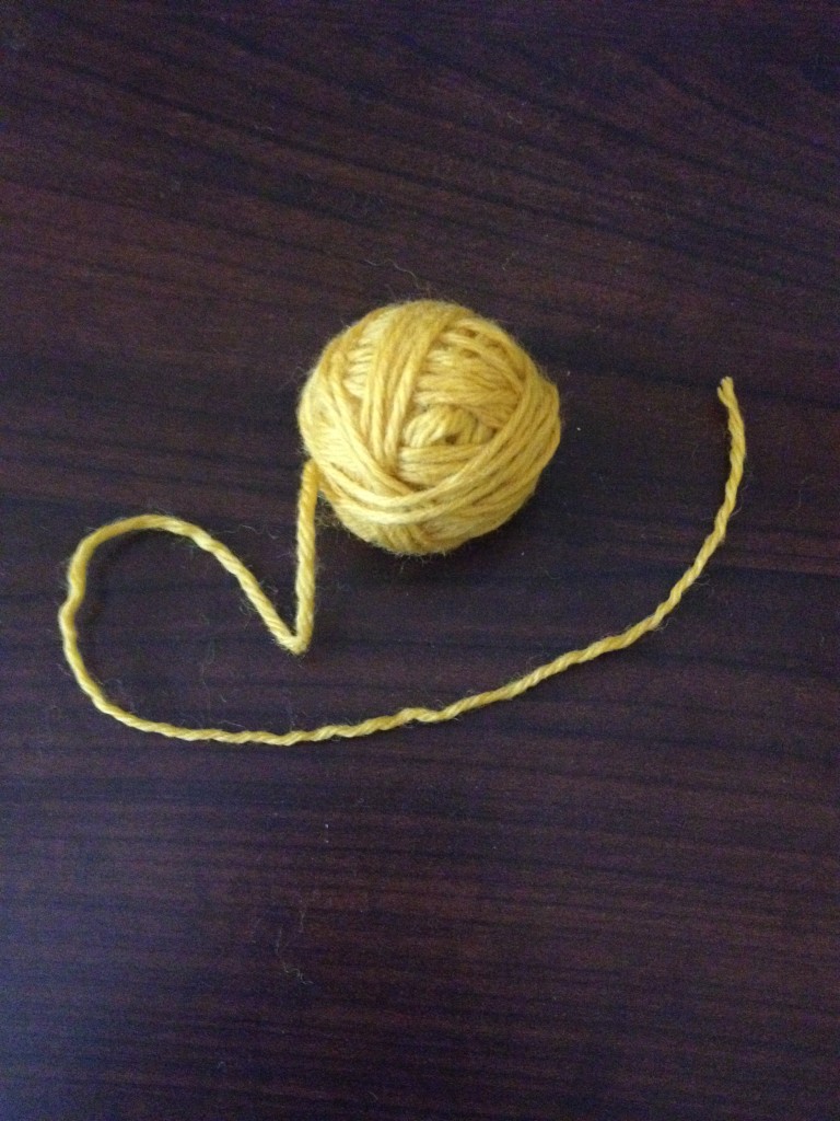 yarn ball tail