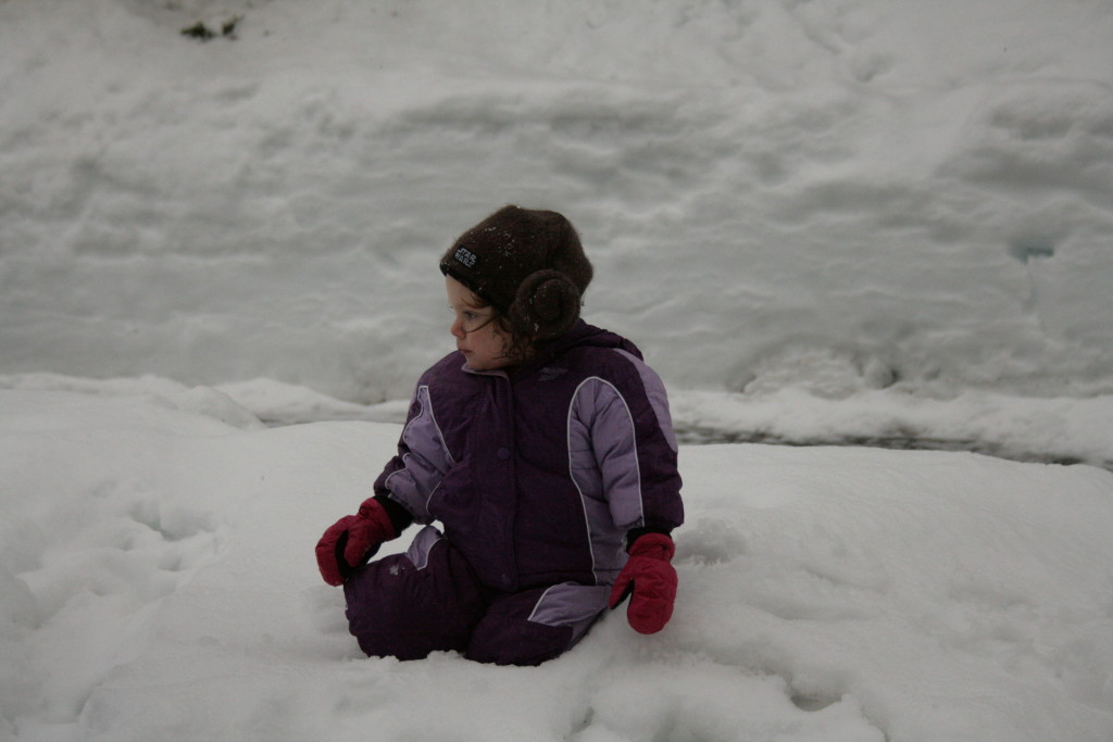 A cute snow toddler -A sweet adventure